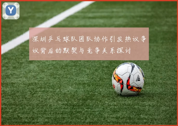 深圳乒乓球队团队协作引发热议争议背后的默契与竞争关系探讨
