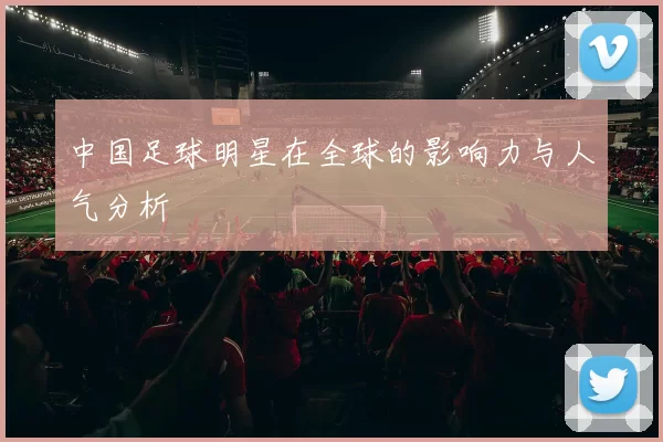 中国足球明星在全球的影响力与人气分析