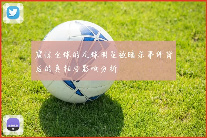 震惊全球的足球明星被暗杀事件背后的真相与影响分析