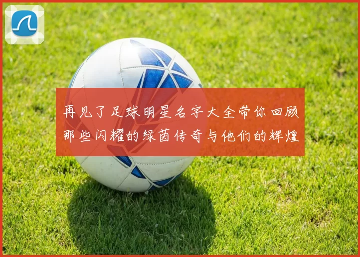 再见了足球明星名字大全带你回顾那些闪耀的绿茵传奇与他们的辉煌时刻